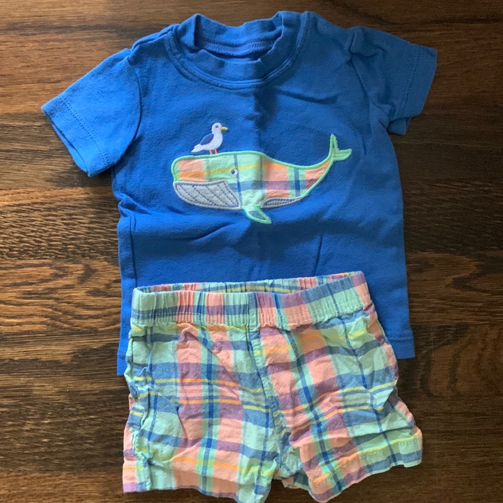 Two piece set - tshirt and shorts